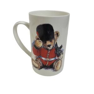 Collectible Guardsman Bear Mug Great British Pottery Co Ltd 2006 Red Uniform